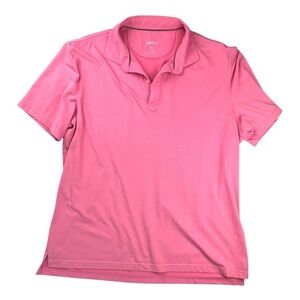 Johnnie-O Men's Pink Polo Golf Shirt In Size XL